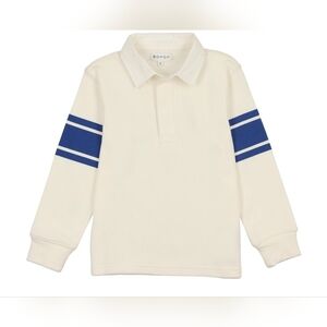 NWT Bopop Long-sleeve Rugby Polo Shirt Size 6